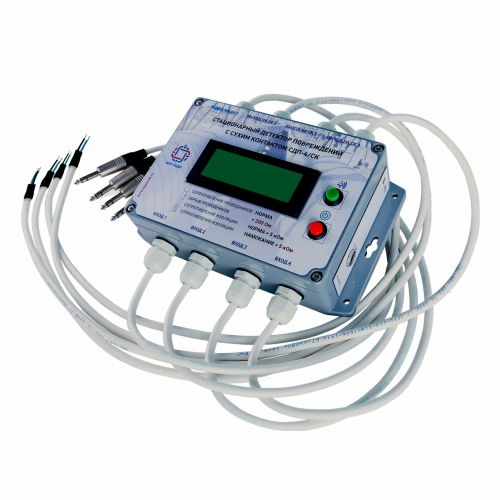 Детектор повреждений стационарный четырехканальный с сухим контактом ДПС-4АМ/СК ГОСТ Р 56380-2021 в Уфе
