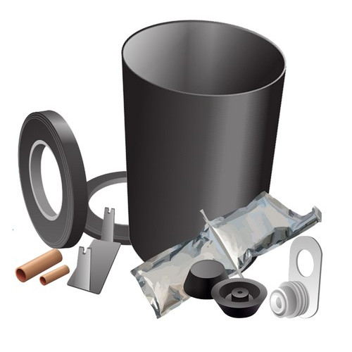 Комплект изоляции стыков в полиэтиленовой оболочке КЗС(т) 20х125х500 мм ГОСТ 30732-2020