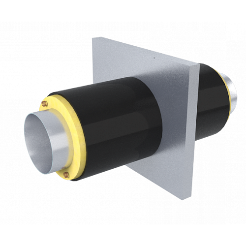 Опора неподвижная вариант А ППУ ОЦ с МЗИ и КВ тип 2 09Г2С 32х3,5х255х16х2500 мм ГОСТ 8732-78