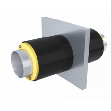 Опора неподвижная укороченная вариант А ППУ ПЭ тип 1 Ст3сп 26,8х2,8х255х16х1500 мм ГОСТ 3262-75