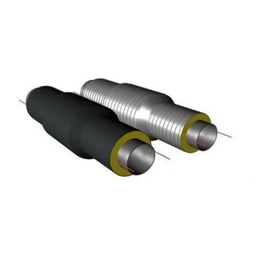 Сильфонный компенсатор односекционный ППУ ПЭ тип 1 1,6 МПа Ст20 AISI 321 32х4х25 мм ГОСТ 8732-78